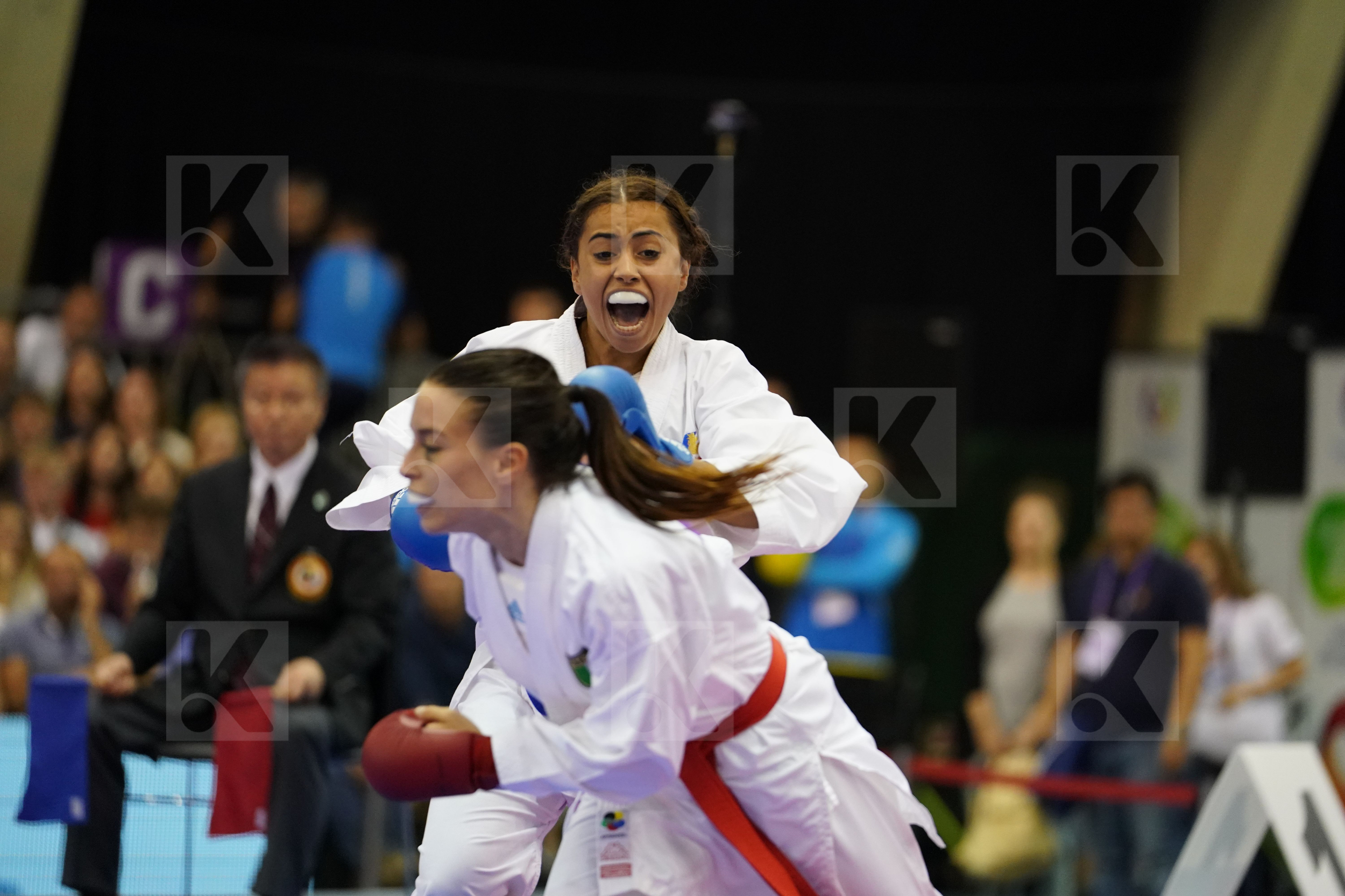 bronze match Cardin Sara Female Kumite -55kg France Italy Thouy Emilie